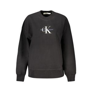 CALVIN KLEIN SWEATSHIRT WITHOUT ZIP WOMEN BLACK