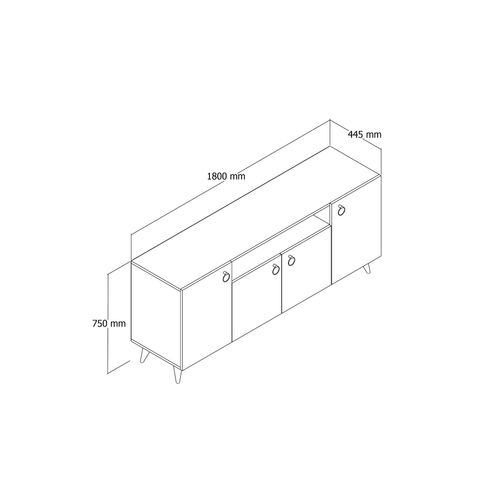 KSL0201 White Console slika 4