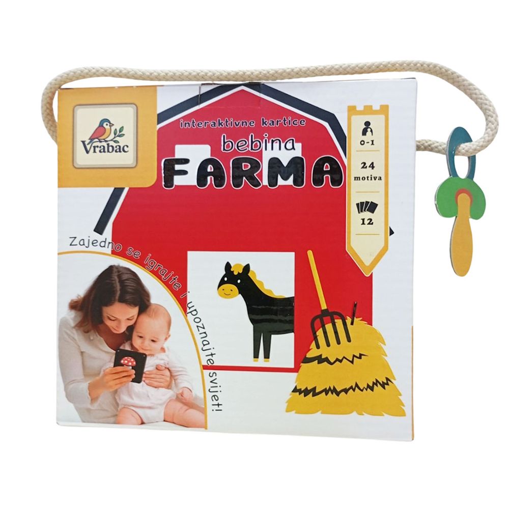 Vrabac Karte Bjorn interaktivne kartice Bebina farma slika 1