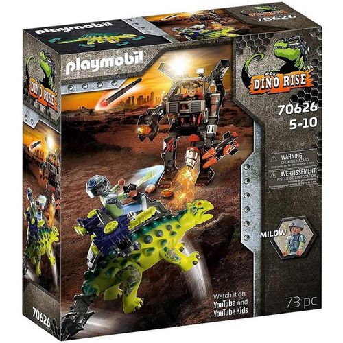 Playset Dino Rise Saichania Playmobil 70626 - Saichania and Robot Soldier (73 pcs) slika 1