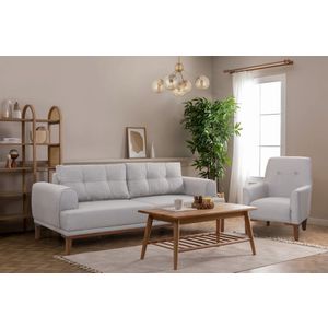 Balera - Cream Cream Sofa Set
