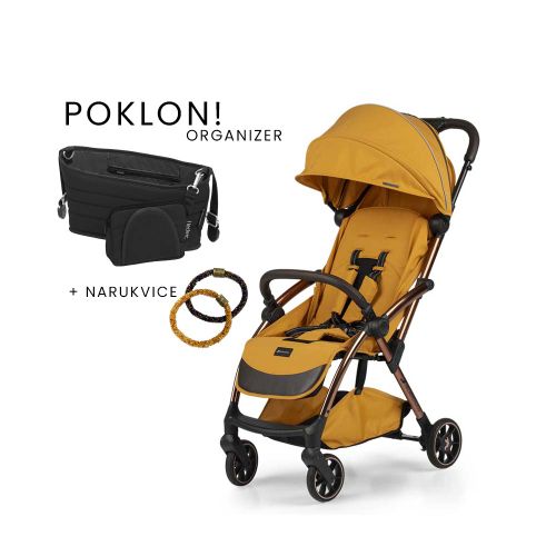 Leclercbaby Influencer AIR sportska kolica, Golden Mustard slika 10