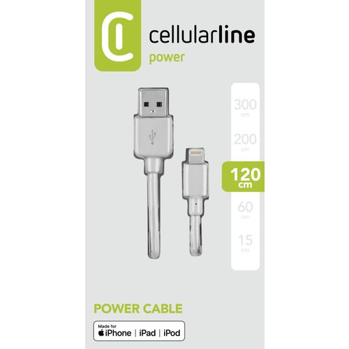 Cellularline kabel Lightning 120 cm slika 2