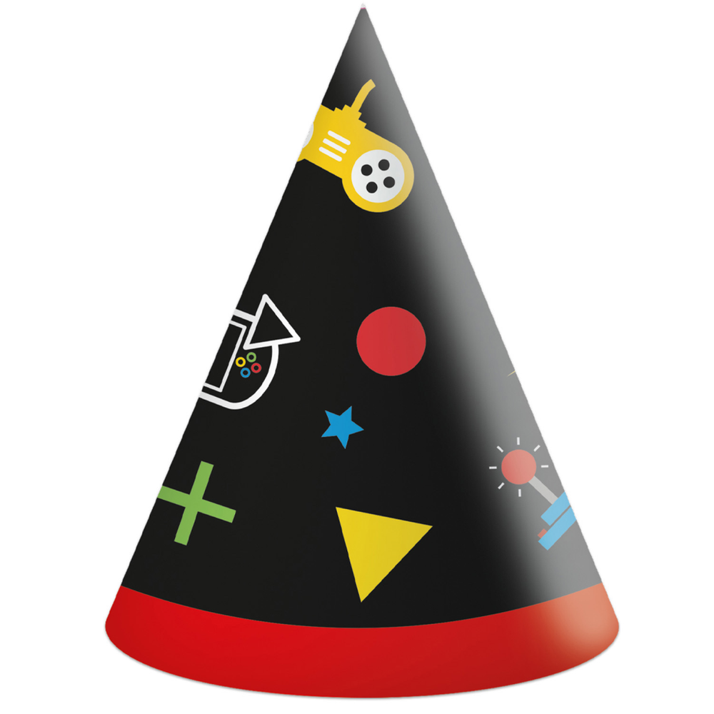 93774 Papirna kapa Gaming Party 6kom slika 1