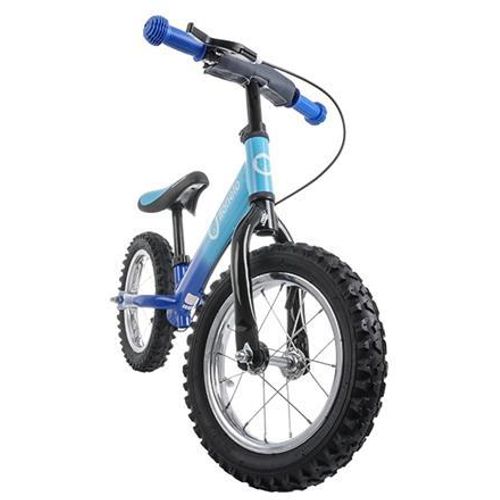 Lionelo dječji bicikl aluminijski - guralica DEX PLUS 12" plavi + kaciga slika 6