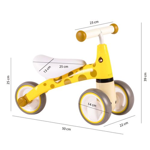 Dječji bicikl EcoToys bez pedala žirafa slika 5