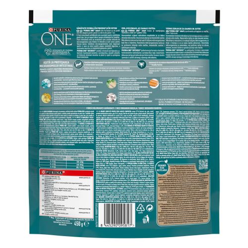 PURINA ONE® ADULT Bogata lososom, 10x450g slika 2