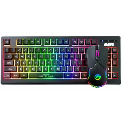 Bežična Tastatura+miš Marvo KW516 RGB slika 1