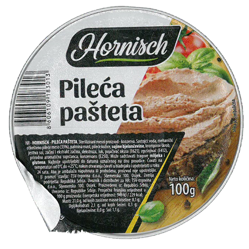 Hornisch pašteta pileća 100 g slika 1