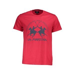 LA MARTINA RED MAN SHORT SLEEVE T-SHIRT