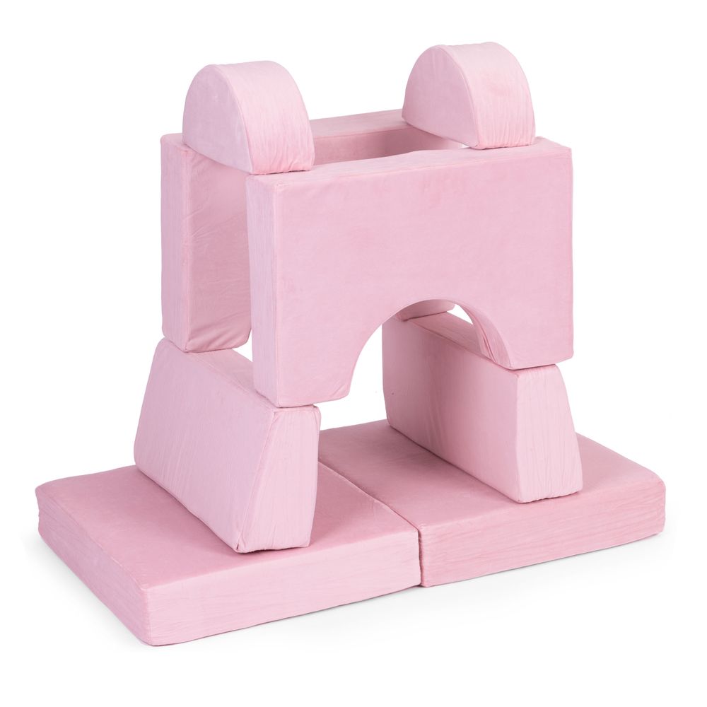Ecotoys DIY modularna sofa sa 8 jastuka - pink slika 5
