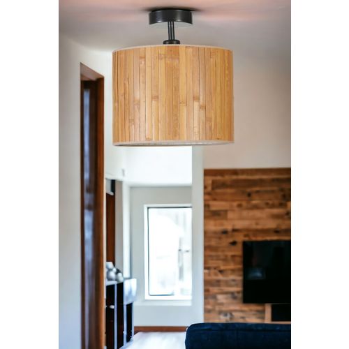 Bambu 01 Abajurlu Plafonyer Avize Wooden
Black Chandelier slika 2