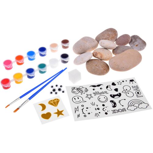 Kreativni set za oslikavanje kamenčića 12 boja slika 2