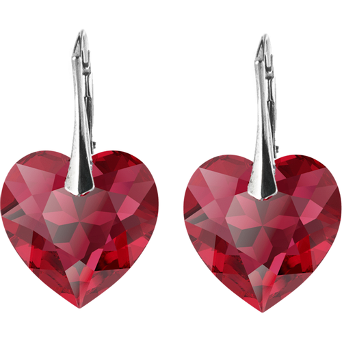 Nakit Crystal Vision sa Swarovski kristalima Naušnice "For You" Red slika 1