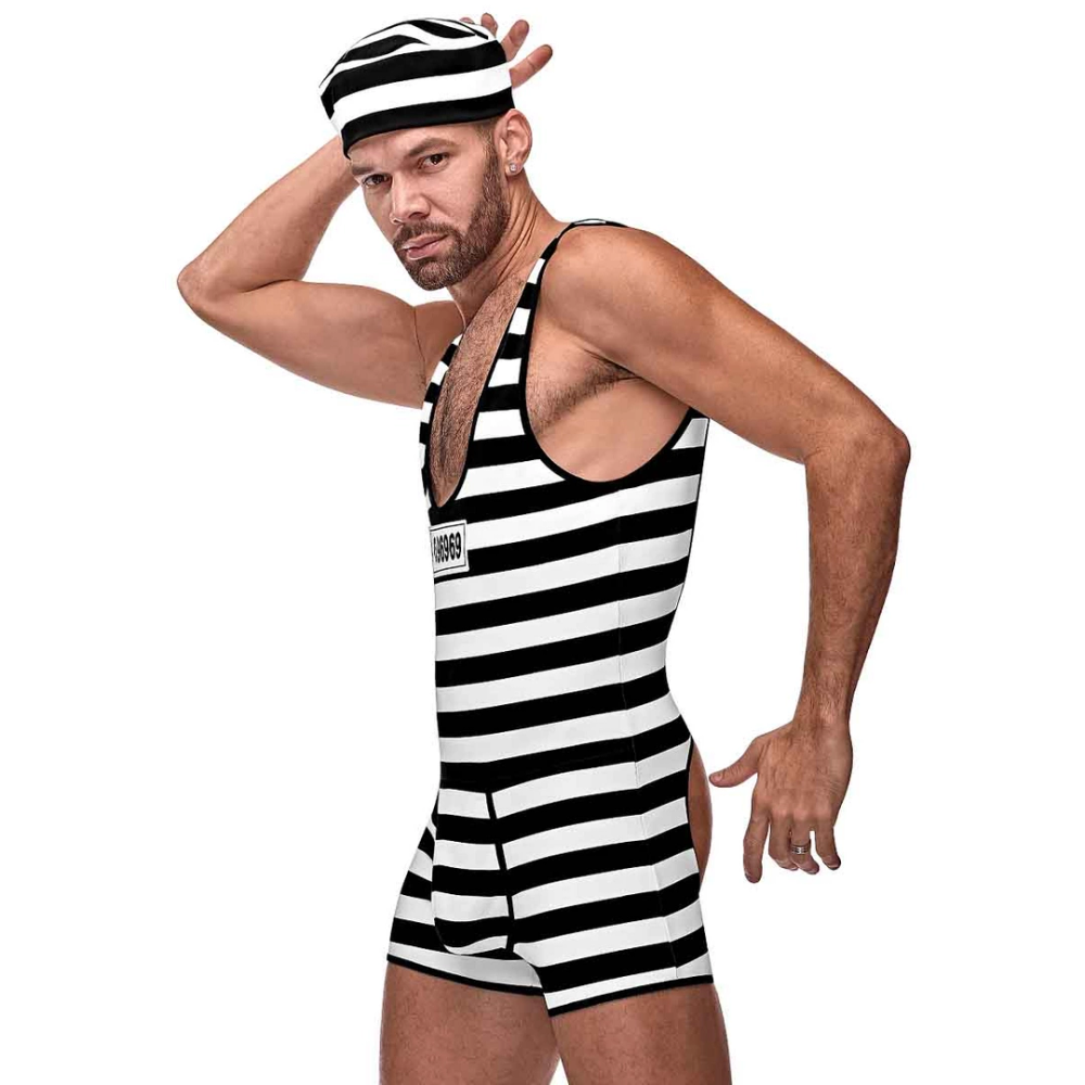 Sexy kostim zatvorenika - S/M slika 7