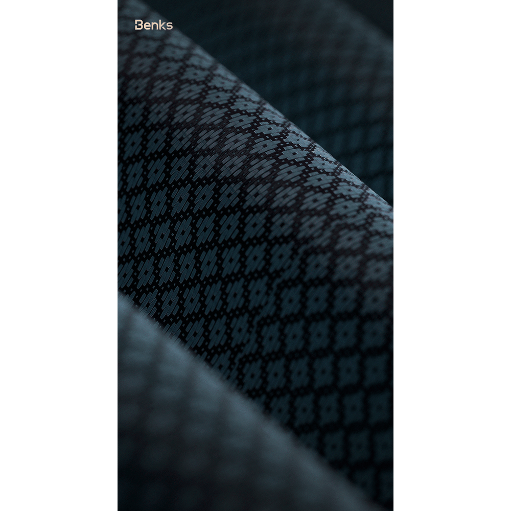 Benks Magnetic Air Armor Grid Kevlar maska ​​s metalnim okvirom 600D za iPhone 17 plava slika 6