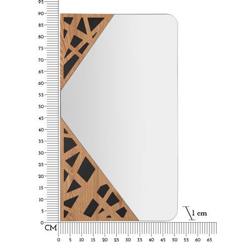 Mauro Ferretti Zidno ogledalo ANGLE 50X1X90 cm slika 6