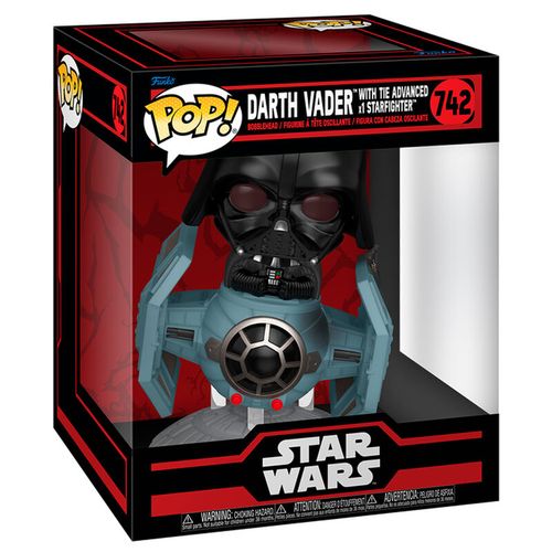 POP figure Rides Deluxe Star Wars Darth Vader with Tie Advanced Starfighter slika 1