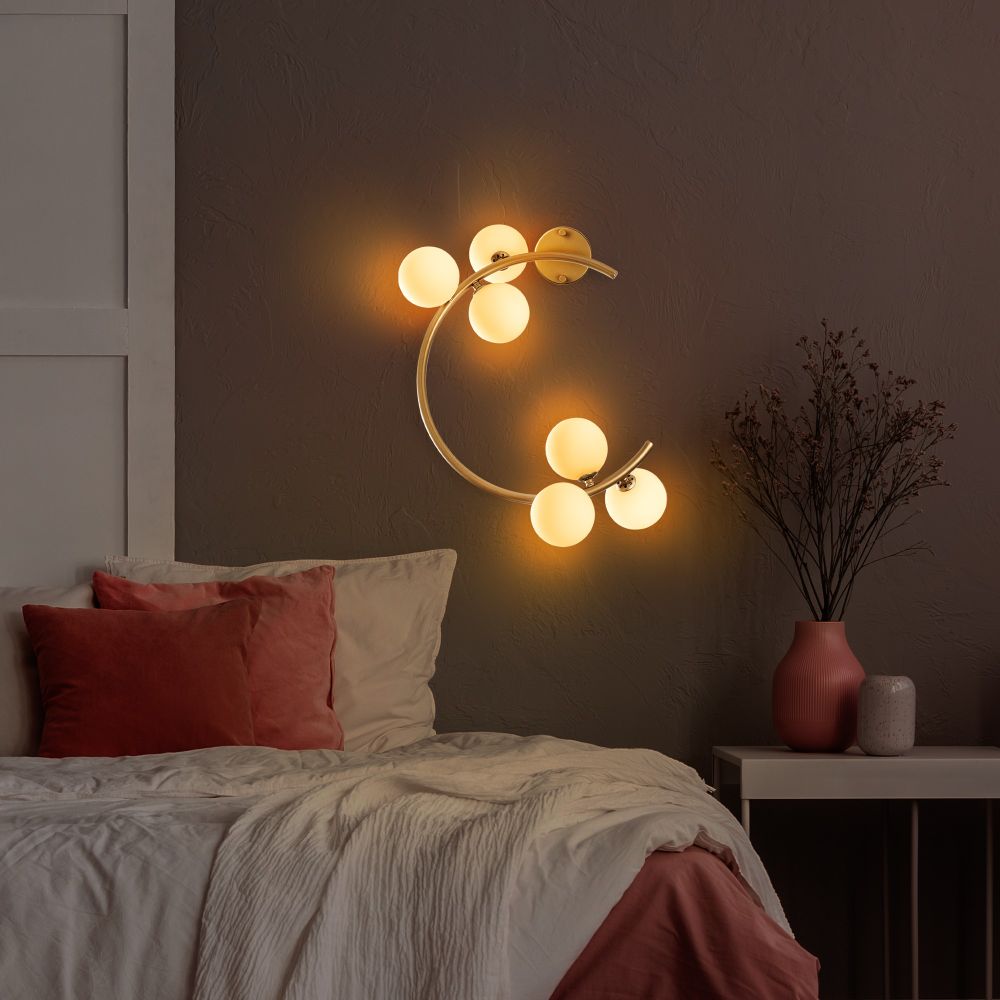 Luminar - Zlata Lampa za Zid 14131 slika 3