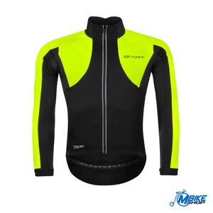 Force Jakna za biciklizam X100 Winter Black/Fluo M