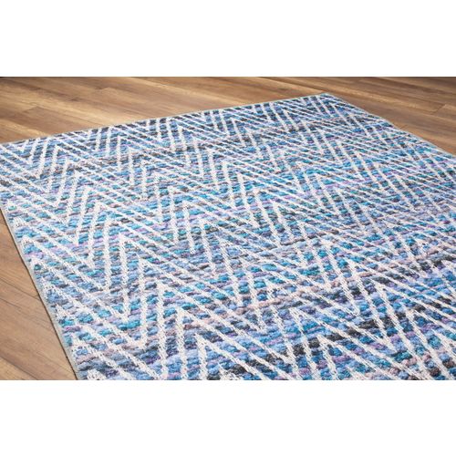 Conceptum Hypnose  Dorian Chenille - Plavi AL 234 Višebojni tepih za hodnike (75 x 150) slika 5