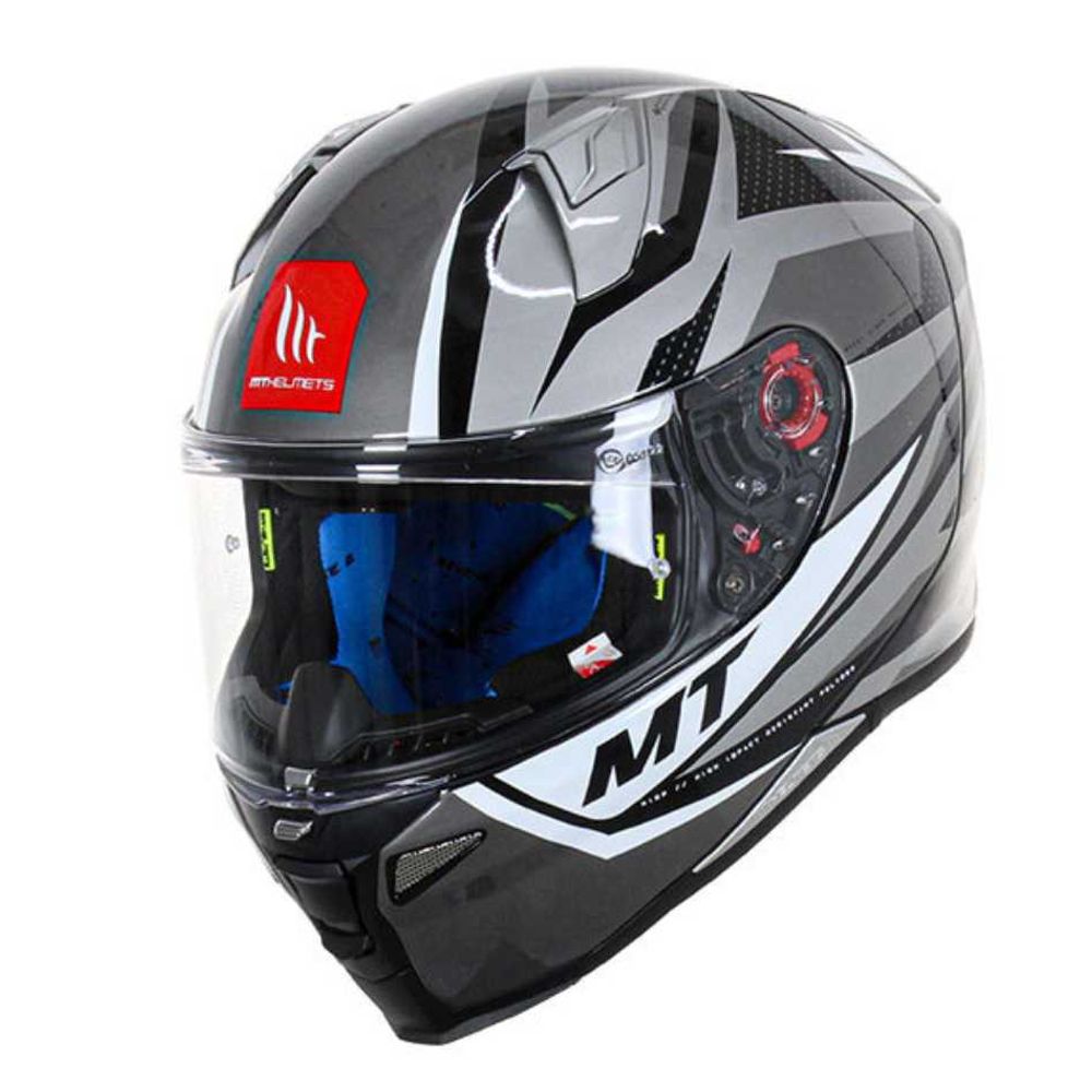MT Helmets vizir za moto kacigu MT Revenge 2 Kley B0 gloss pearl white slika 1