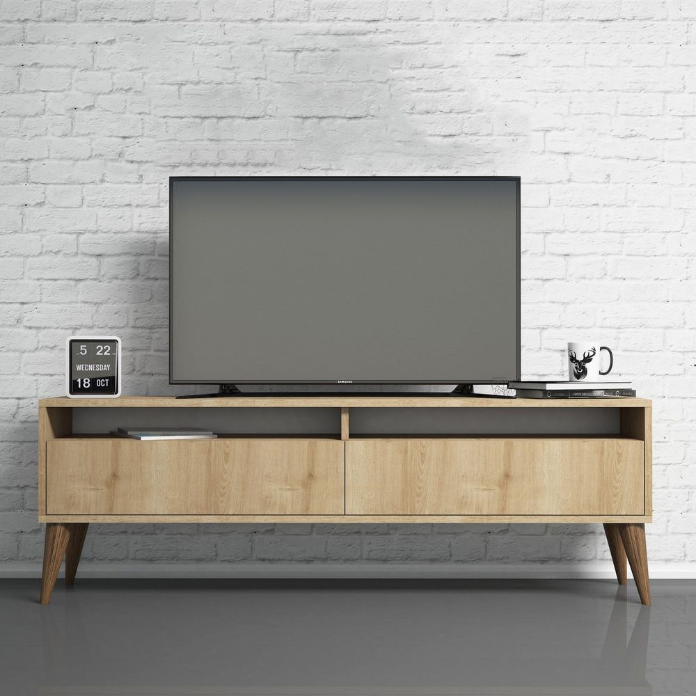 TV stalak Best 2, boje hrasta slika 1