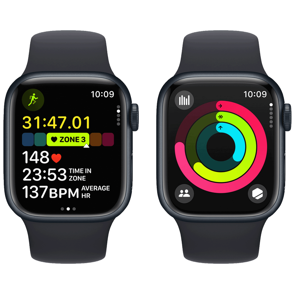 Apple SAT pametni, 1.69" LTPO OLED zaslon, vodootporan BT, WiFi - Watch Series 9 GPS 41mm Midnight slika 3