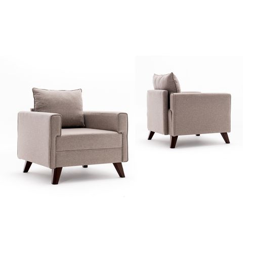 Atelier Del Sofa Sofa, Krem, Bella Armchair - Cream slika 6