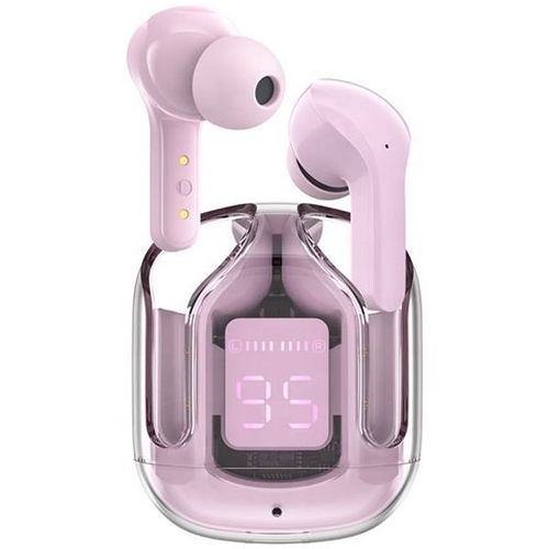 Slušalice ADDA TWS-003-PK, Crystal TWS, inear, AAC, bluetooth 5.1, roze slika 1