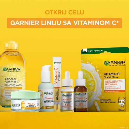 Garnier Skin Naturals Vitamin C noćni serum za lice za blistavu kožu 30ml slika 12