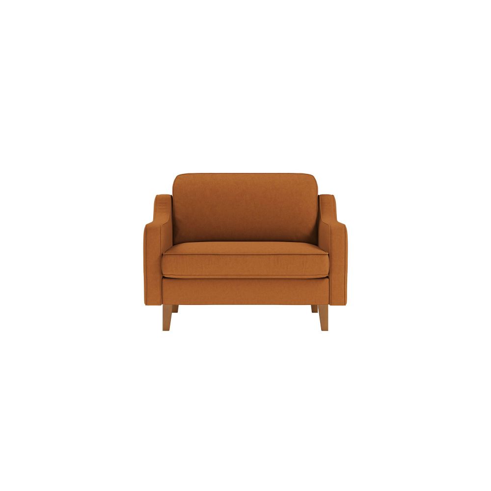 Fotelja Robin Loveseat - boje: karamel orah slika 2