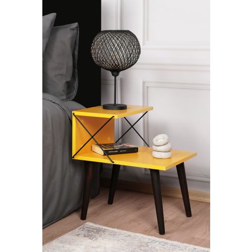 Cross - Yellow Yellow Nightstand slika 1