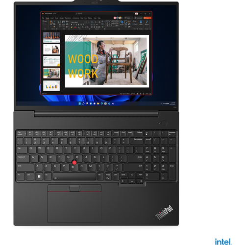 Lenovo Think 21JN00BCCX ThinkPad E16 G1 Core i5-1335U (10C (2P+8E)/12T, P 1.3/4.6GHz, E 0.9/3.4GHz, 12MB), 16GB(8int+8) DDR4, SSD 512GB NVMe 2242, 16.0" WUXGA (1920x1200) AG IPS, Iris Xe Graphics, GLAN, WLAN, BT, KybUK BL, FPR, Cam IR+FHD1080p, Al, 2Wx2, 57Wh, no OS, 3YW slika 8