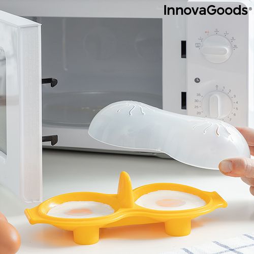 InnovaGoods Oovi dvostruko kuhalo za jaja od silikona  slika 3
