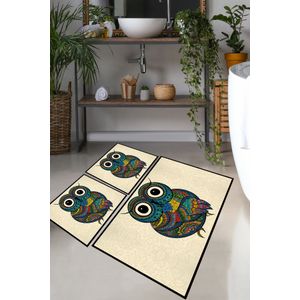 Set Kupatilskih Prostirki Flyer Multicolor (3 Komada)