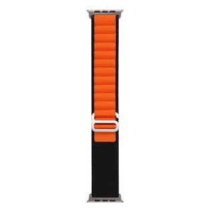 Smart Watch Alpine Loop Strap 44/45/49mm Black With Orange