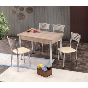 Polo - 1307 Oak
Silver Extendable Dining Table