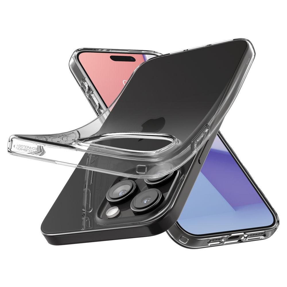 Spigen Liquid Crystal, crystal clear - iPhone 15 Pro Max slika 7