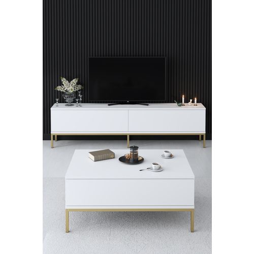 Lord - White, Gold White
Gold Living Room Furniture Set slika 5
