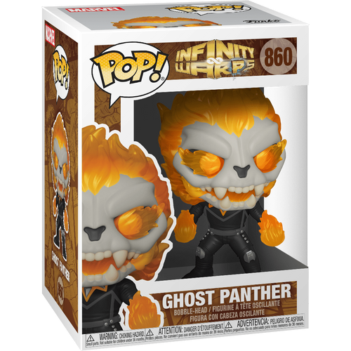Funko Pop Marvel: Infinity Warps - Ghost Panther slika 3