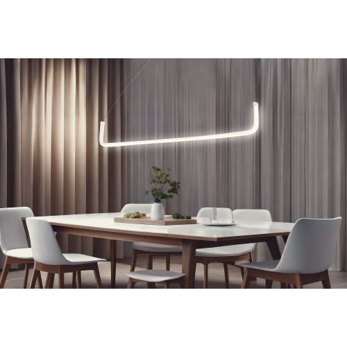 Tadpole - White, White Light White Chandelier slika 1