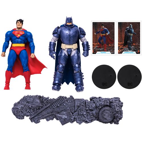 DC Comics Multiverse Superman + Armored Batman figura 18cm slika 2