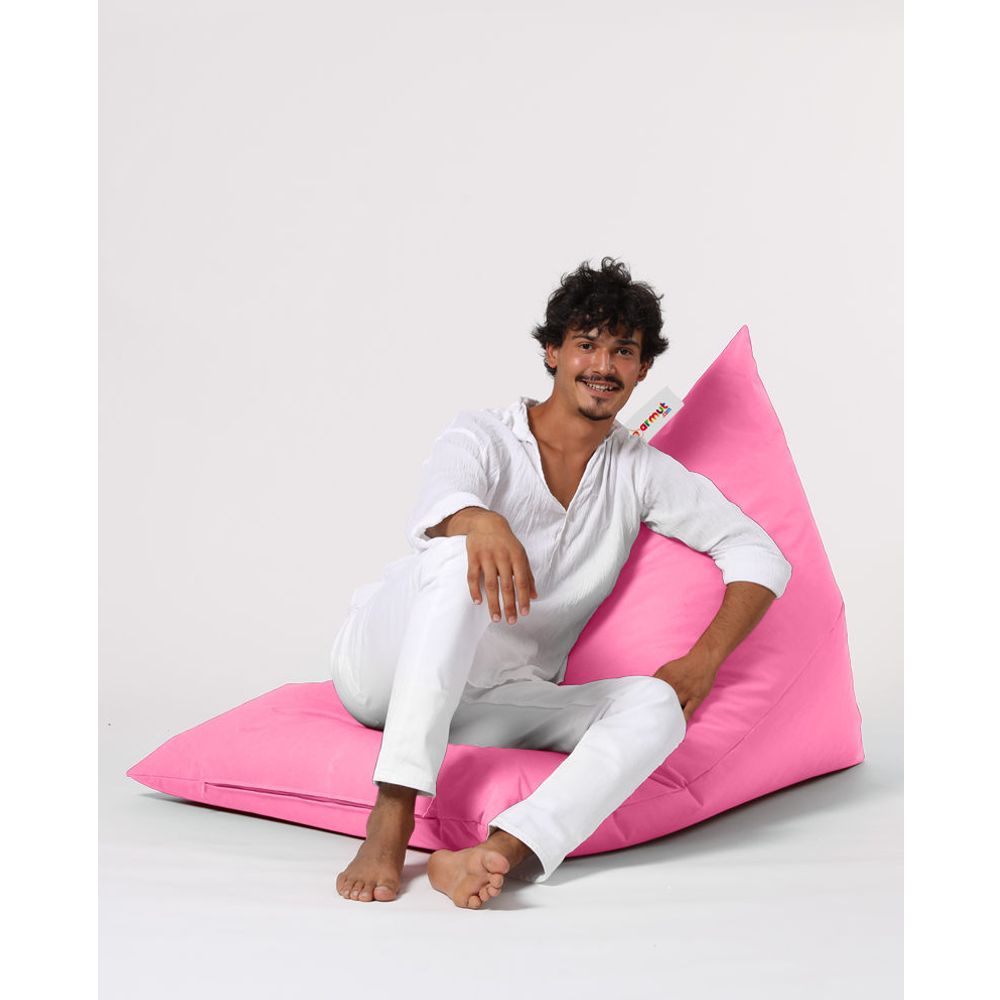 Pufna za sjedenje 'Pyramid Big Bed' - Roza boja s motivom vrta slika 11