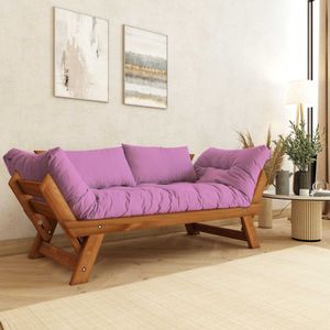Dvosjed sofa CPT8162-210 - boje: Teak, Pink Garden