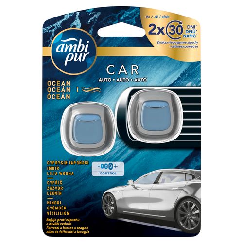 Ambi Pur osvježivač za auto ocean 2x2ml slika 1