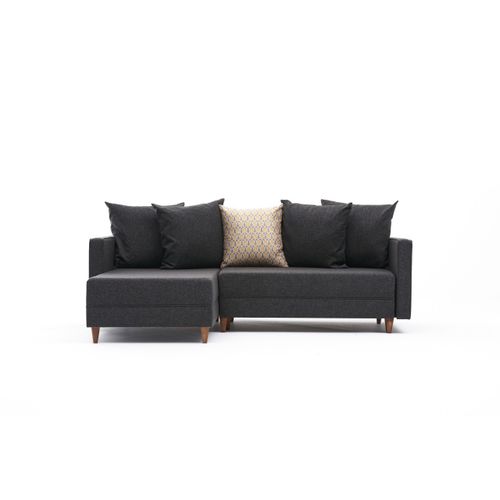 Atelier Del Sofa Aydam Left - Antracit Antracit Ugao Sofa-Krevet slika 5