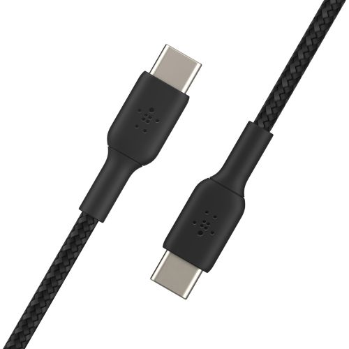 BELKIN CAB004BT1MBK Belkin USB-C oklopljeni kabl,fast charging, duž.1m, crni slika 2