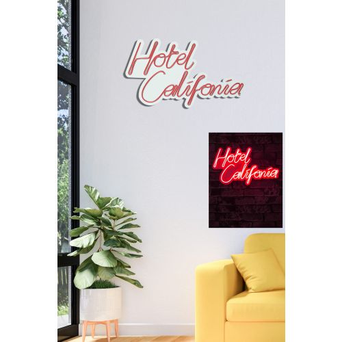 Wallity Ukrasna plastična LED rasvjeta, Hotel California - Red slika 3