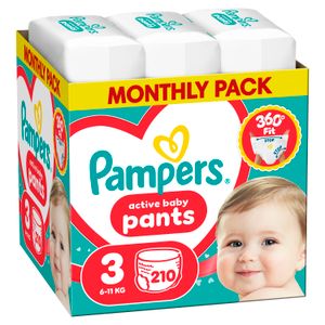 Pampers Active Baby Pants pelene gaćice mjesečno pakovanje